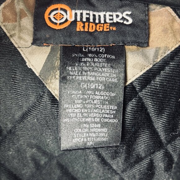 Outfitters Ridge RealTree Hardwood Camo Youth Large 10/12 Winter Hunting Jacket - Picture 3 of 5